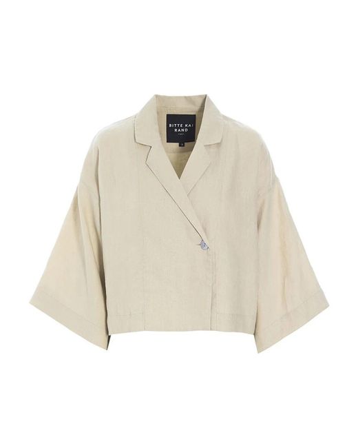 Blazers Bitte Kai Rand de color Natural