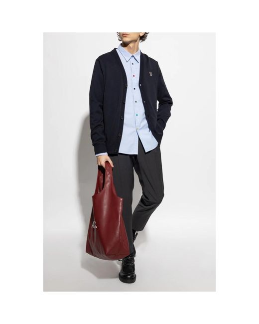 Paul Smith Truien & Vesten ,Blauw ,Katoen Cotton Cardigan in het Blue voor heren