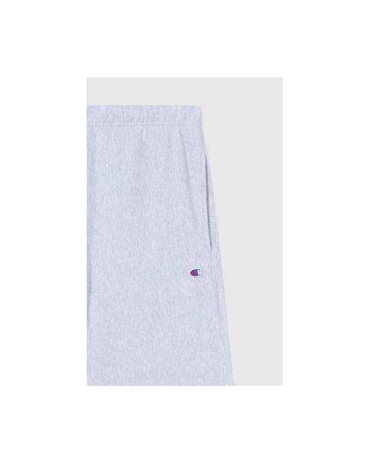 Champion White Wide Trousers for men