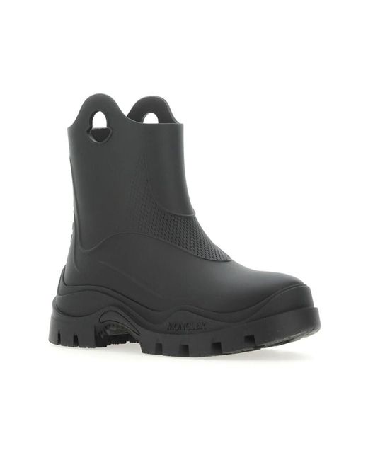 Moncler Black Ankle Boots