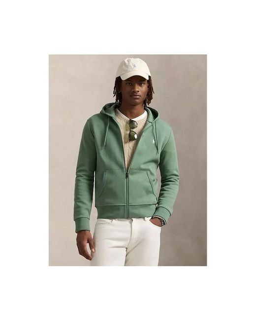 Polo Ralph Lauren Green Zip-Throughs for men