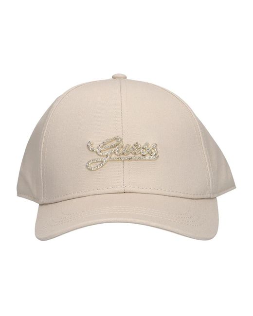 Guess Baseball Cap in het Natural