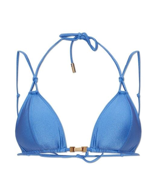 Cult Gaia Blue Anoki bikini top