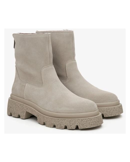 ESTRO Gray Ankle Boots