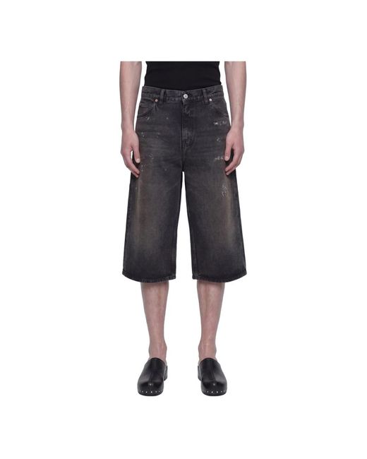 Our Legacy Gray Denim Shorts for men