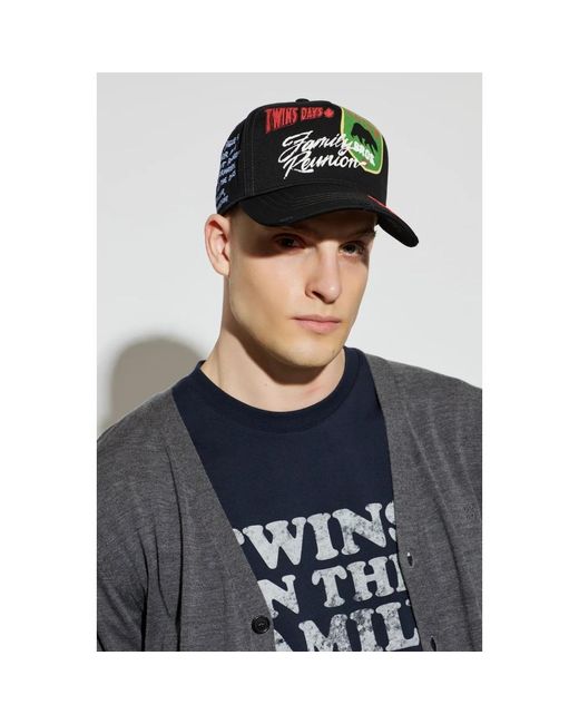 DSquared² Baseball Cap in het Green voor heren