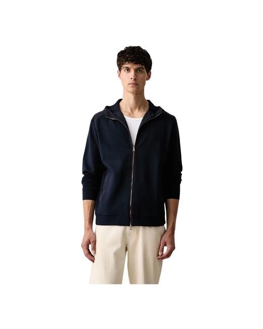 Paul & Shark Zip-Through Sweatshirt in het Black voor heren