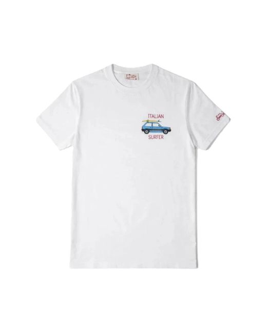 Mc2 Saint Barth White T-Shirts for men