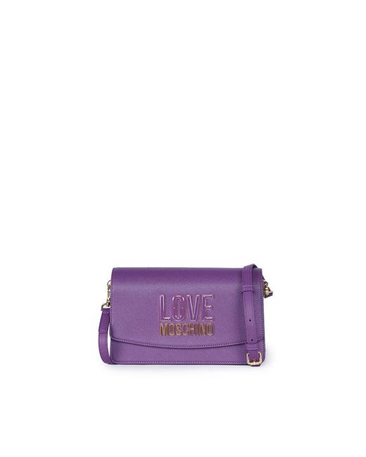Love Moschino Purple Cross Body Bags
