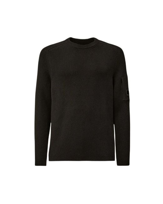 Round-Neck Knitwear C P Company pour homme en coloris Black