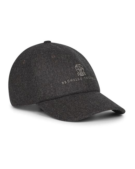 Caps di Brunello Cucinelli in Gray da Uomo