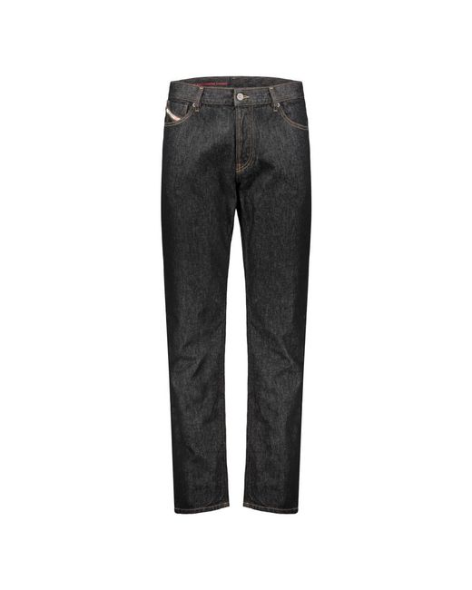 DIESEL Gray Straight Jeans for men