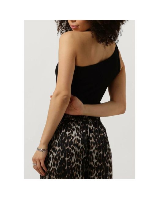 Modström Black One-Shoulder-Top