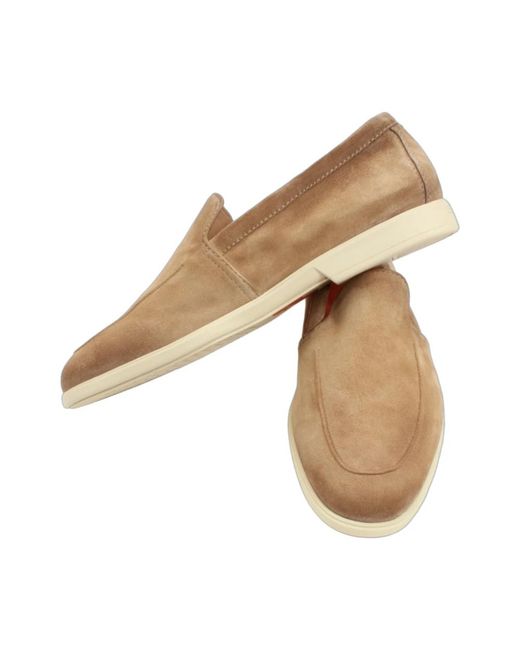 Santoni Natural Loafers for men