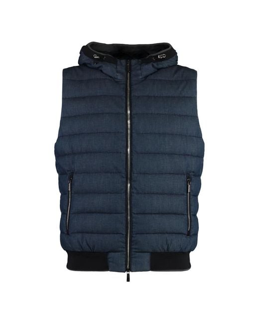 Moorer Vests in het Blue voor heren
