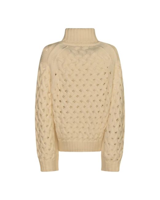 P.A.R.O.S.H. Turtleneck Sweater in het Natural
