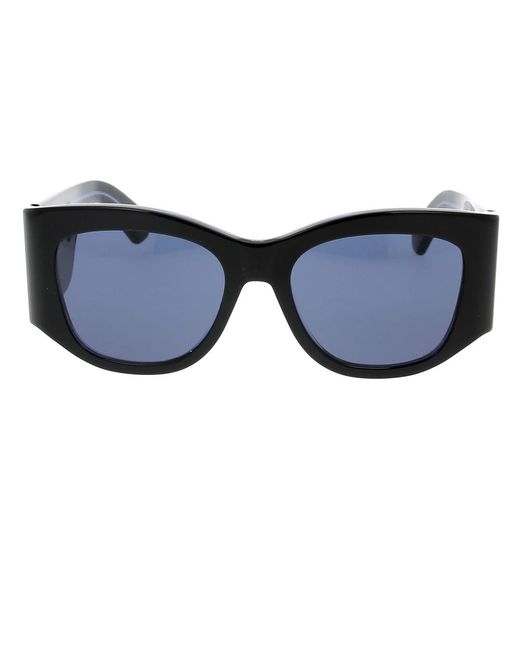 Dior Accessoires ,Zwart ,Chique Dameszonnebril in het Blue