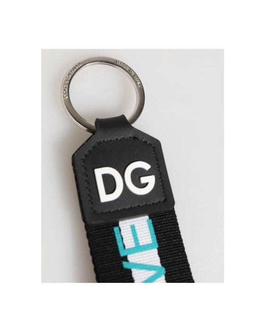 Keyrings di Dolce & Gabbana in Blue da Uomo
