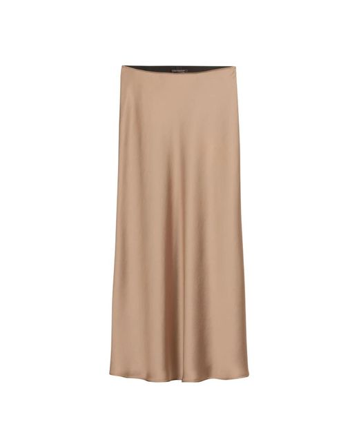 Luisa Cerano Brown Midi Skirts