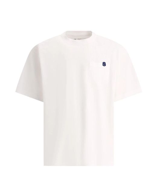 Sacai White T-Shirts for men