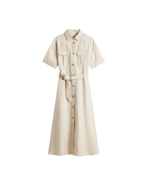 Woolrich Natural Shirt Dresses