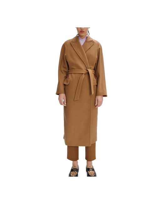 A.P.C. Brown Belted Coats