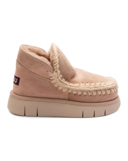 Mou Brown Winter Boots