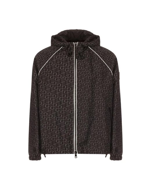 Monogram windbreaker giacca di Gucci in Black da Uomo