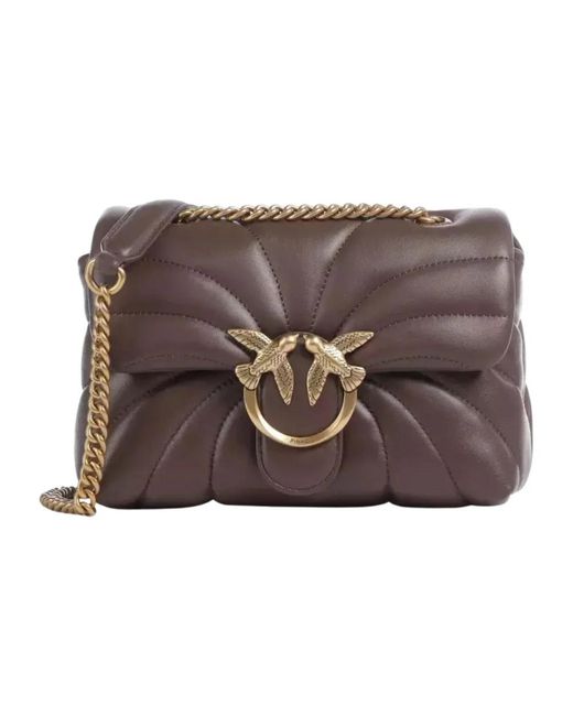 Pinko Brown Cross Body Bags