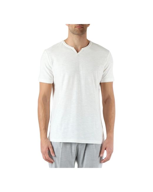 Regular fit fiamma cotone t-shirt di Antony Morato in White da Uomo