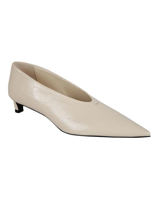 Jil Sander White Pumps