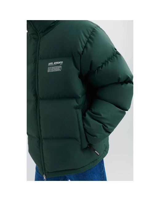 Axel Arigato Jassen ,Groen ,Polyester Observer Puffer Jacket in het Green voor heren