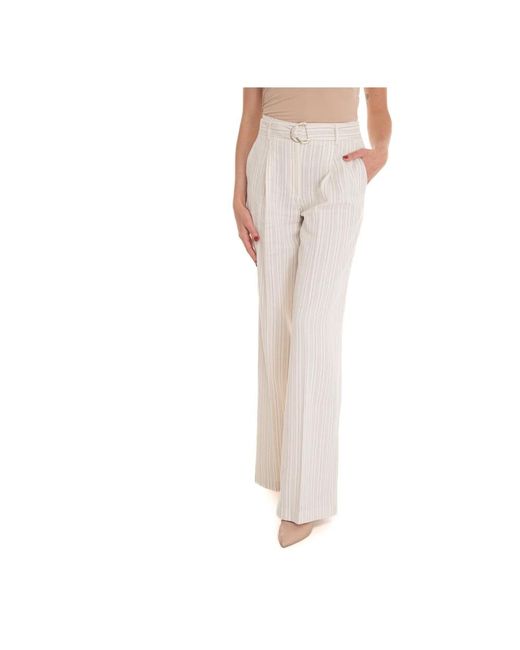 Liu Jo Natural Wide Trousers