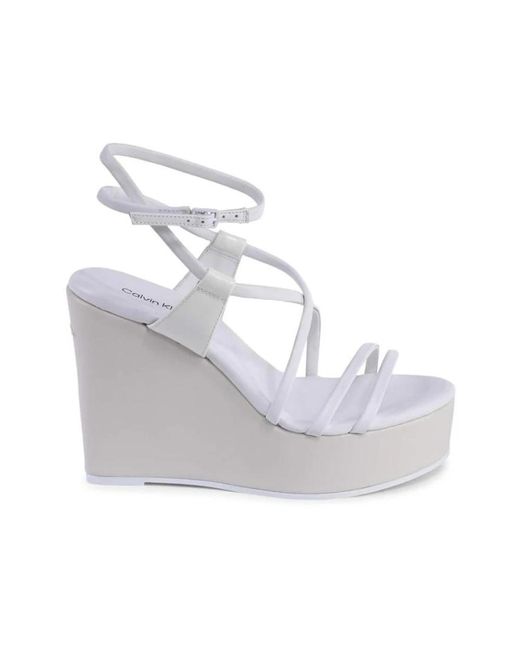 Wedges di Calvin Klein in Gray