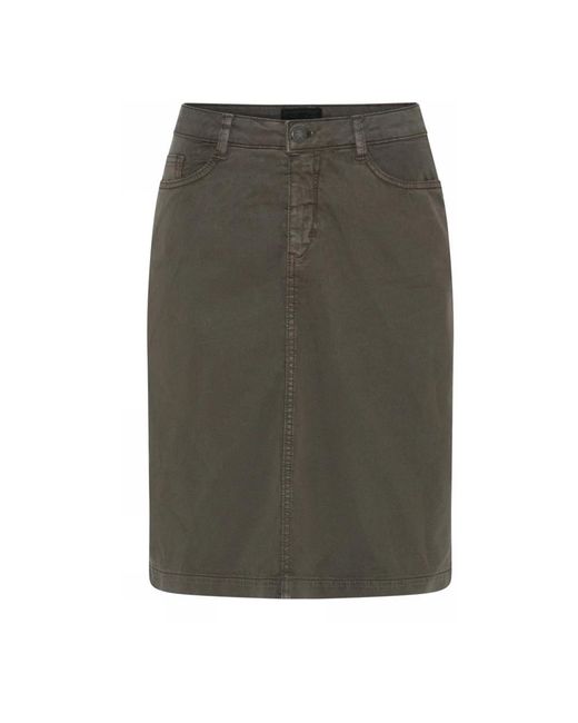 Cro Green Denim Skirts