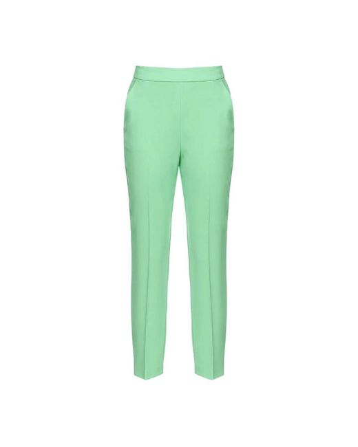 Pinko Green Cropped Trousers