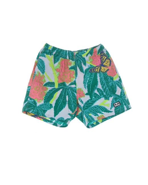 Obey Blue Casual Shorts for men