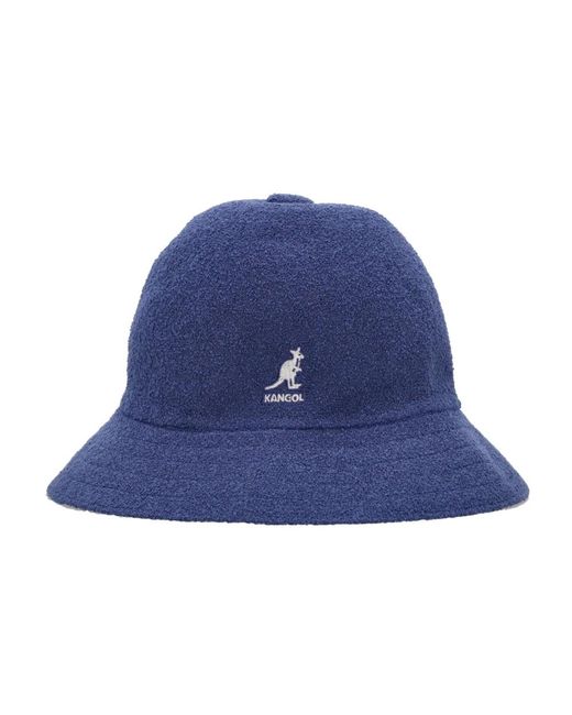 Kangol Accessoires ,Blauw ,Nylon Starry Bermuda Bucket Hat in het Blue