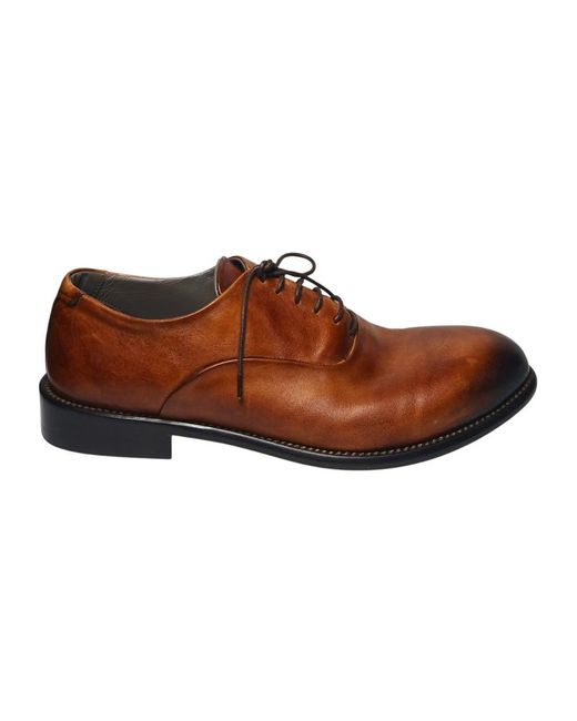 Pollini Brown Laced Shoes for men