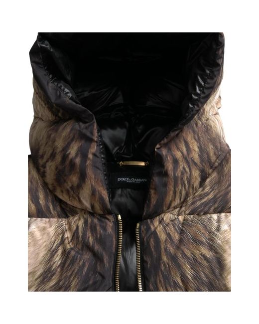 Coats > parkas Dolce & Gabbana pour homme en coloris Brown