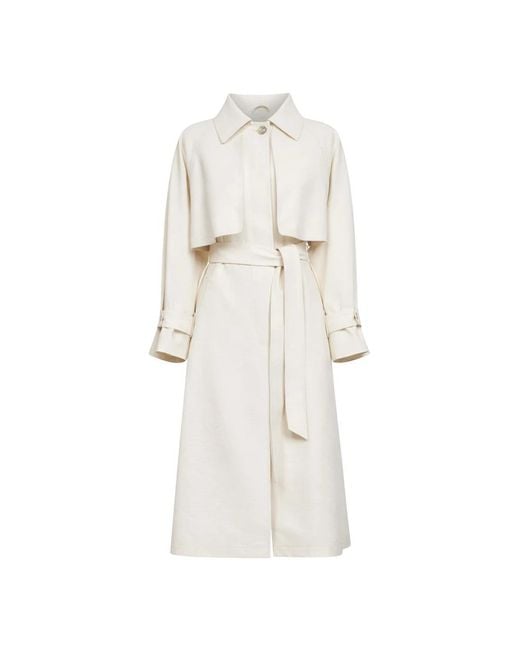 Herno White Trench Coats