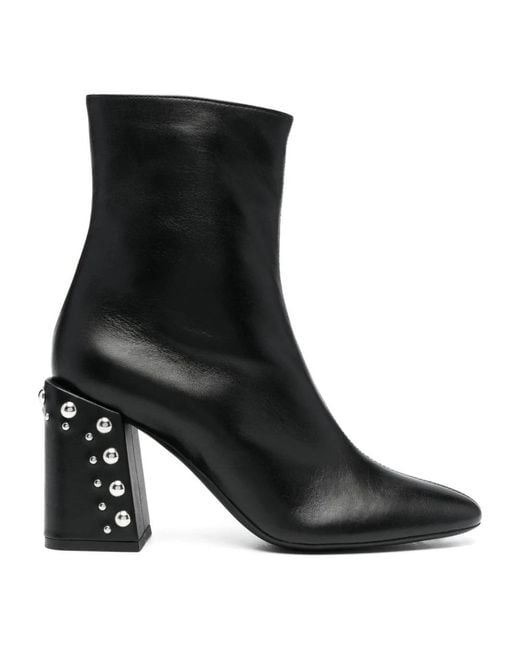 Furla Black Heeled Boots