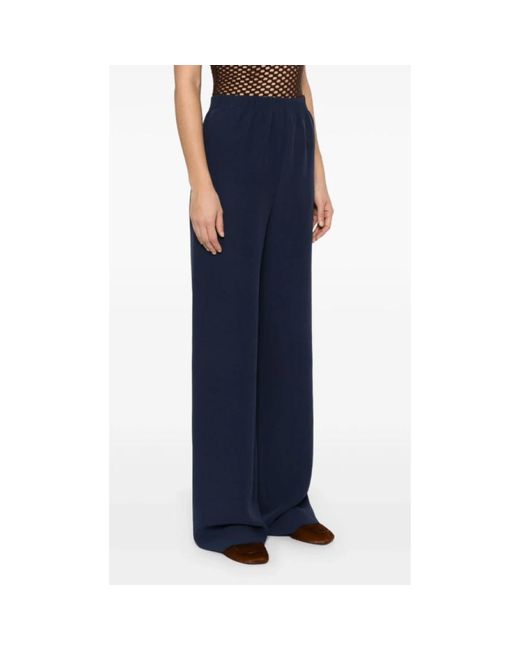 Valentino Blue Wide Trousers
