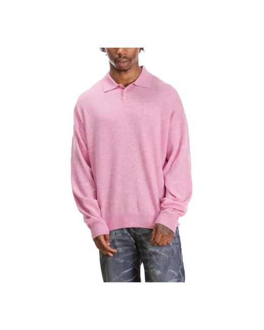 Polo Shirts PATTA de hombre de color Pink
