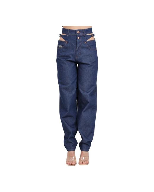 Versace Blue Loose-Fit Jeans