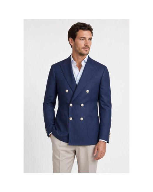 Eleventy Blue Blazers for men