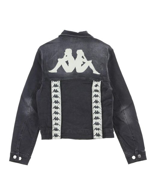 Denim Jackets Kappa de hombre de color Black