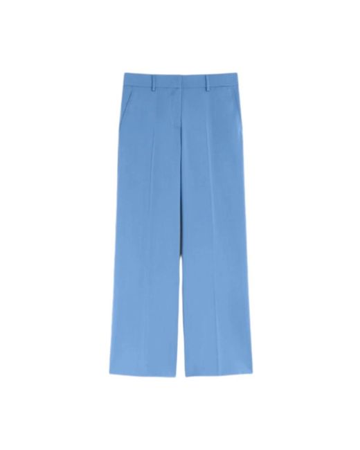 Weekend by Maxmara Wide Broeken in het Blue