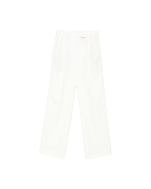 Rohe Straight Trousers in het White