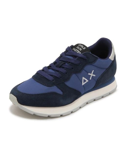 Sun 68 Blue Sneakers